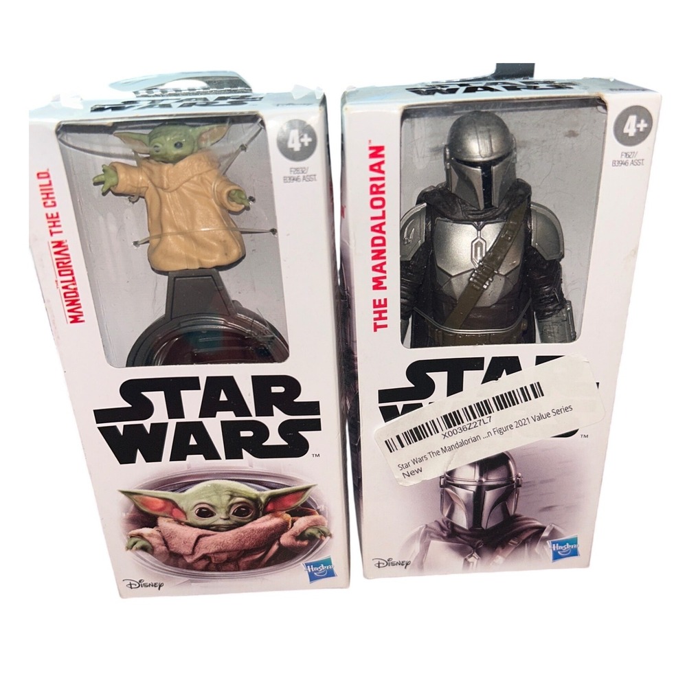 Star Wars The Mandalorian & The Child Action Figure Set Hasbro 2021 Value Series